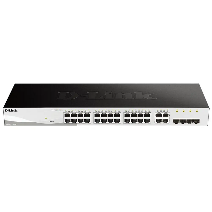 Суич D-Link DGS-1210-24 24-портов 10/100/1000 Gigabit Smart
