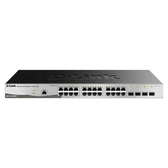 Суич D-Link DGS-1210-28 24x 1G 4x 1G SFP Управляем Монтаж