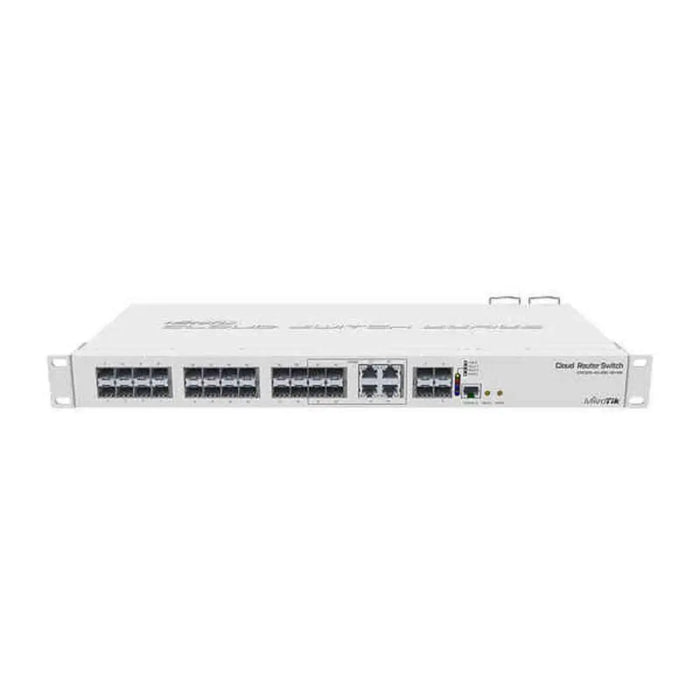 Суич Mikrotik CRS328-4C-20S-4S + RM Gigabit Ethernet Бял