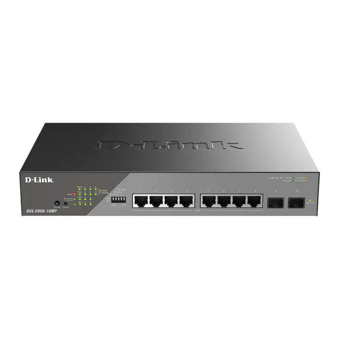 Суич D-Link DSS-200G-10MP/E