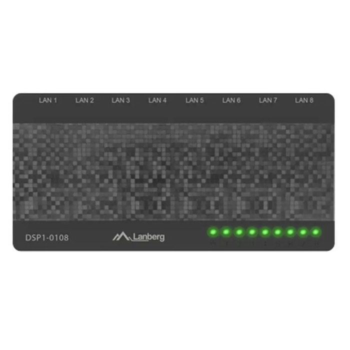 Суич Lanberg DSP1-0108 8-портов 100MB/s