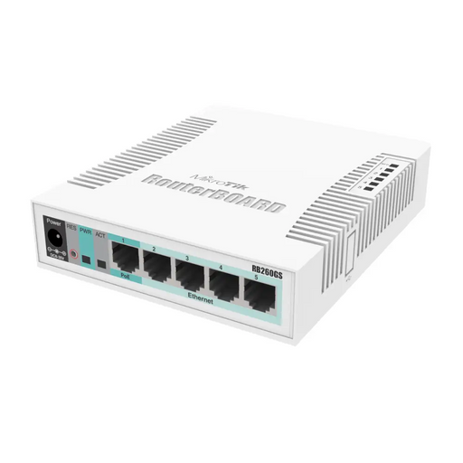 Суич MikroTik RB260GS CSS106-5G-1SR2 10/100/1000Mbit 128 KB