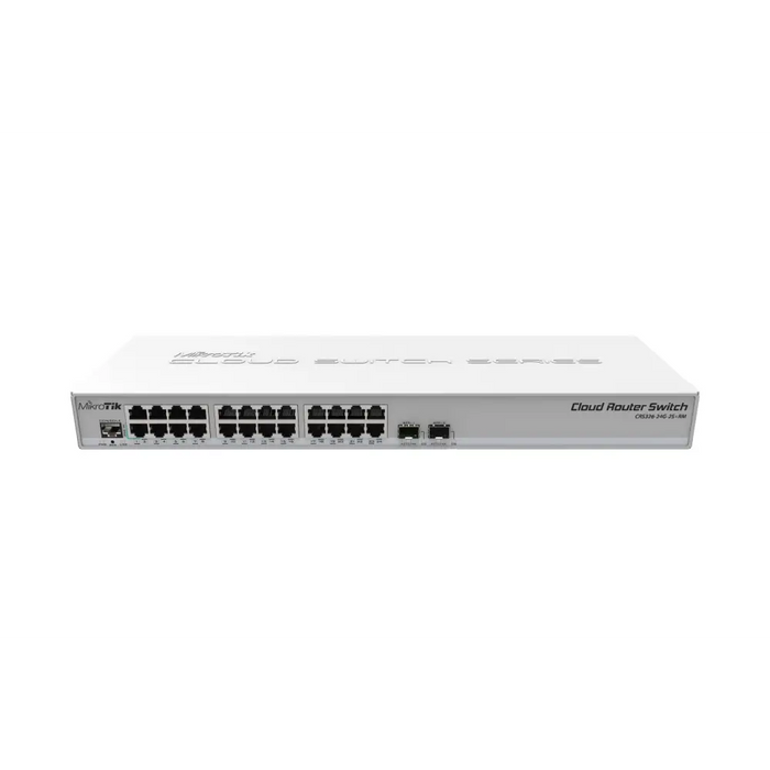 Суич Mikrotik CRS326-24G-2S-RM 24xGigabit LAN 2xSFP + cages