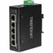 Суич Trendnet TI-E50 RJ-45 x 5 Черен