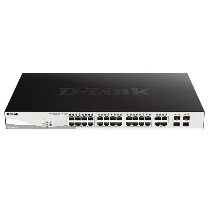 Суич D-Link DGS-1210-24P/E 24 PoE 10/100/1000 Base-T port