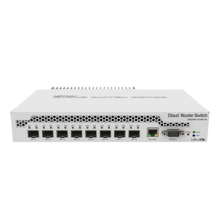 Суич MikroTik CRS309-1G-8S + IN LAN 1 x Gigabit Ethernet