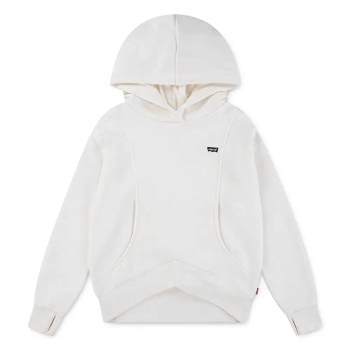 Суитчър с Качулка за Момиче Levi’s Batwing Patch Бял