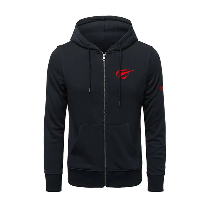 Суитшърт с цип Havit черен 3XL