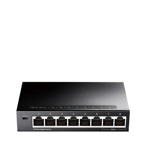Суич Cudy GS108 8 портов 10/100/1000 Auto-MDI/MDIX Метален