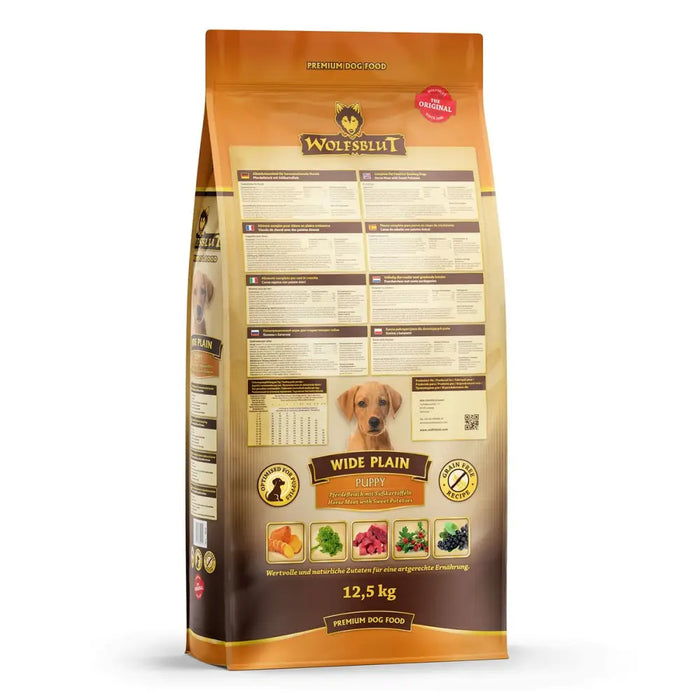 Суха храна Wolfsblut Кученце/Младши Месо Сладък картоф 12,5