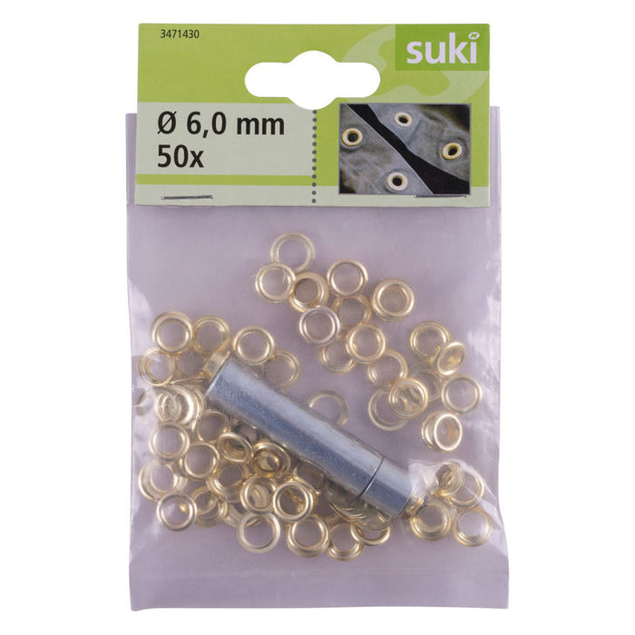 КОМПЛЕКТ КАПСИ И ИНСТРУМЕНТ 6 ММ SUKI 50 БРОЯ