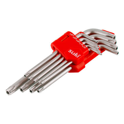 КОМПЛЕКТ ШЕСТОГРАМИ Т10Н-Т50Н SUKI TORX