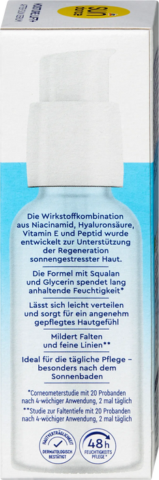 Хидратиращ и изглаждащ серум за лице за след слънце, 50 ml