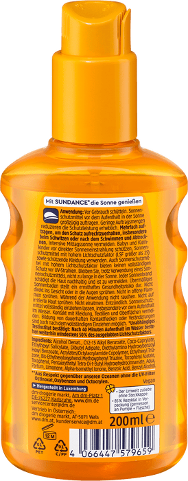 Прозрачен слънцезащитен спрей SPF 20, 200 ml
