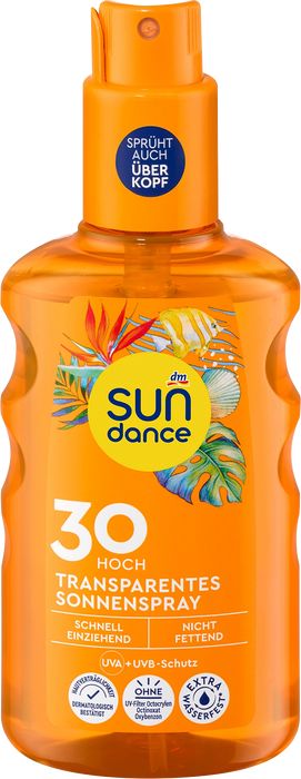Прозрачен слънцезащитен спрей SPF 30, 200 ml