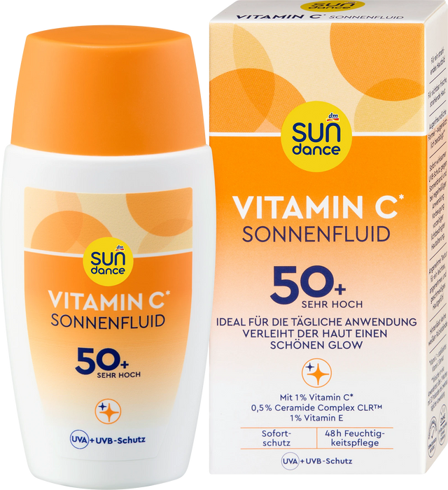 Слънцезащитен флуид с витамин С, SPF 50+, 50 ml