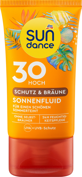Слънцезащитен флуид за тен, SPF 30, 50 ml