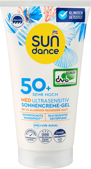 Слънцезащитен крем-гел ULTRASENSITIV SPF 50+, 150 ml