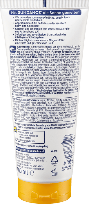 Слънцезащитен крем Kids Med Ultra Sensitiv SPF 50+, 100 ml