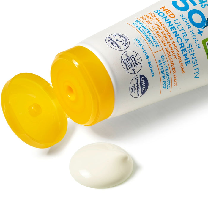 Слънцезащитен крем Kids Med Ultra Sensitiv SPF 50+, 100 ml