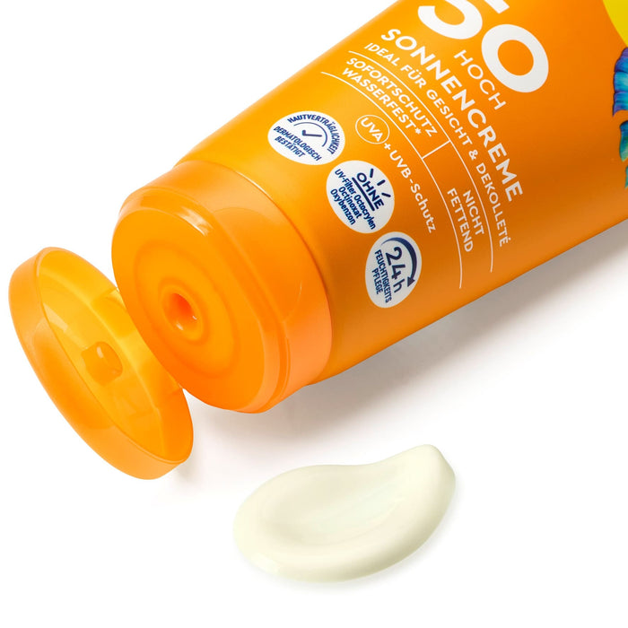 Слънцезащитен крем за лице и деколте SPF 50, 100 ml