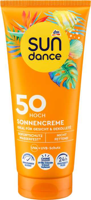 Слънцезащитен крем за лице и деколте SPF 50, 100 ml