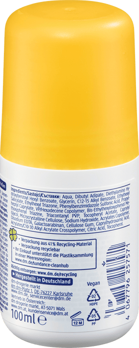 Слънцезащитен рол-он за деца Med Ultra Sensitiv SPF 50+, 100 ml