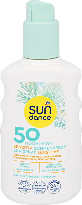 Слънцезащитен спрей  Sensitiv SPF 50, 150 ml