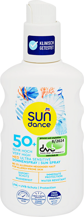 Слънцезащитен спрей Sensitive SPF 50+, 200 ml