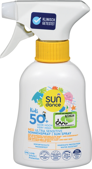 Слънцезащитен спрей за деца Med Ultra Sensitive SPF50+, 200 ml