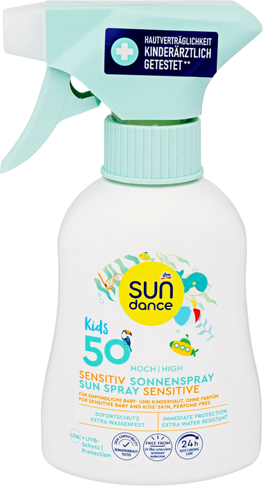 Слънцезащитен спрей за деца Sensitiv SPF 50, 200 ml