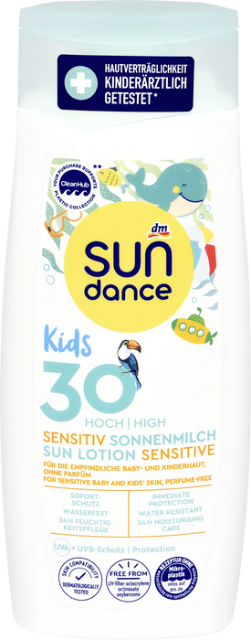 Слънцезащитно мляко Kids Sensitiv, SPF 30