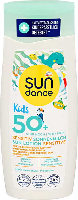 Слънцезащитно мляко за деца Sensitiv SPF 50+, 200 ml