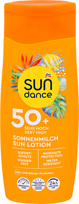 Слънцезащитно водоустойчиво мляко SPF 50+, 200 ml