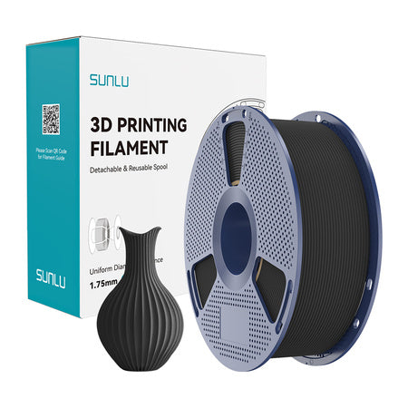 Sunlu PLA класически черен филамент 1.75 мм 1 кг