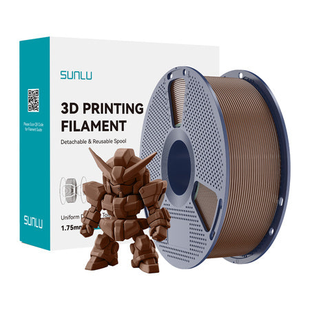 Sunlu PLA+ 2.0 филамент (кафяво кафе)