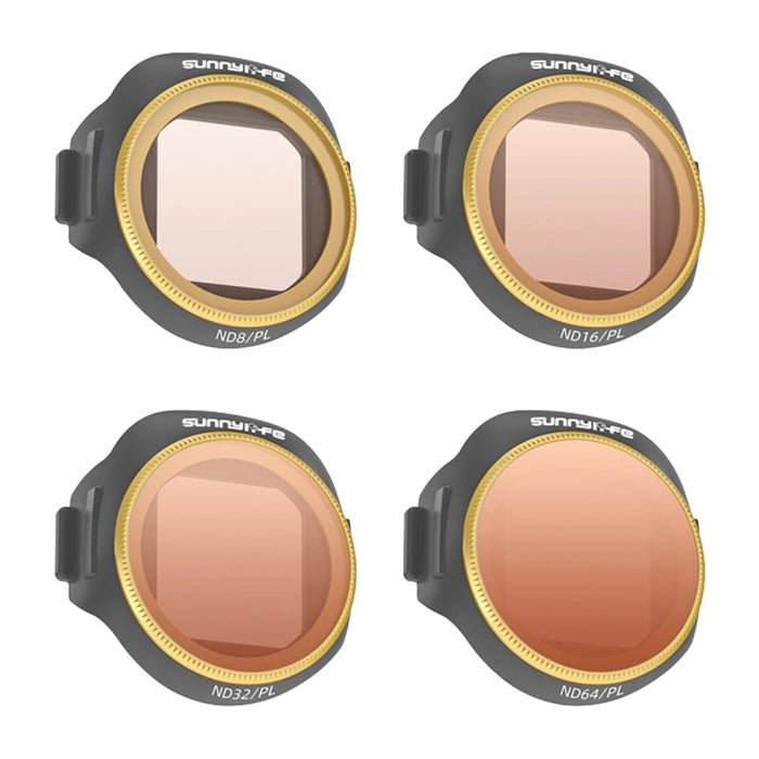 Комплект от 4 филтъра Sunnylife ND8/PL + ND16/PL + ND32/PL + ND64/PL за MINI 5 Pro