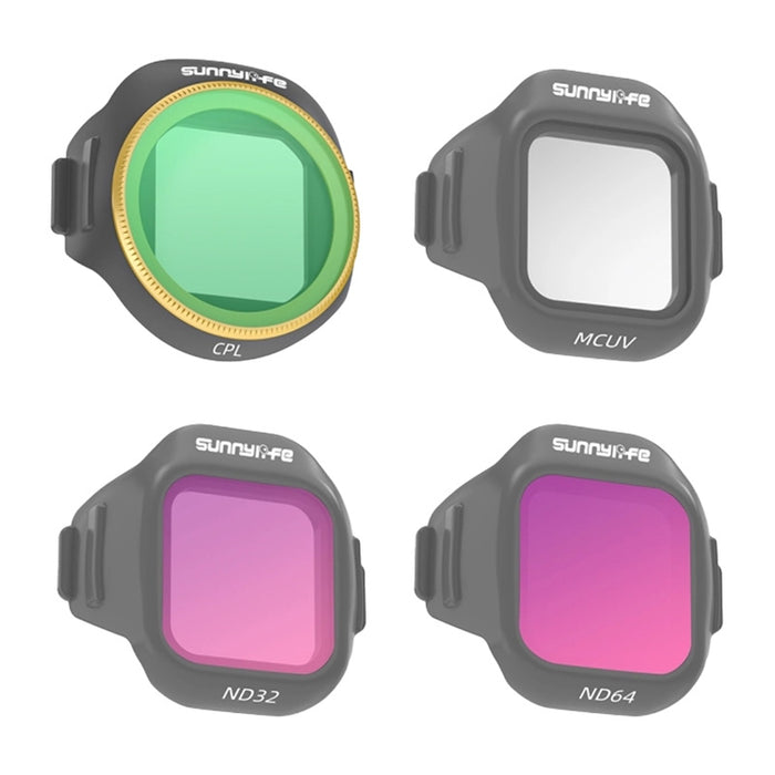 Комплект от 4 филтъра Sunnylife MCUV + CPL + ND32 + ND64 за MINI 5 Pro