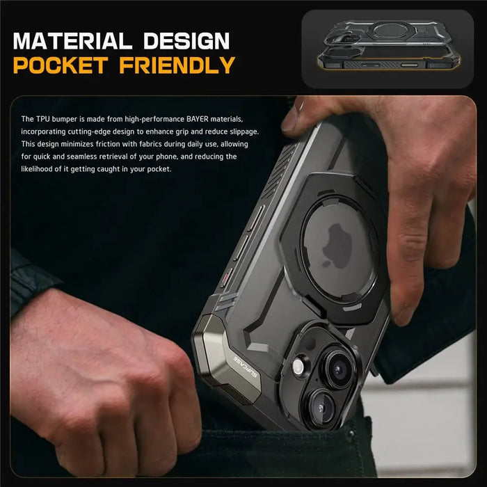 Supcase UB Grip Mag Case с MagSafe за iPhone 16 - черен