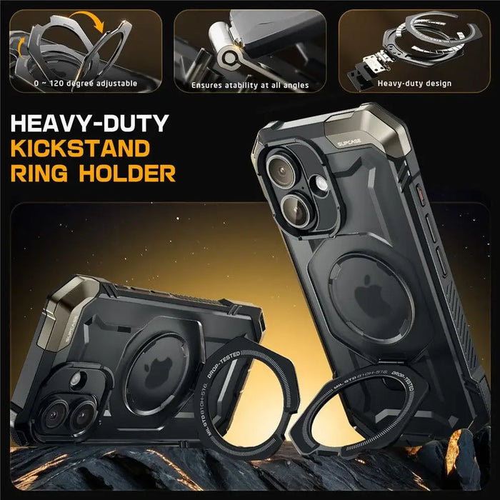 Supcase UB Grip Mag Case с MagSafe за iPhone 16 - черен