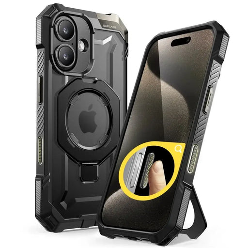 Supcase UB Grip Mag Case с MagSafe за iPhone 16 - черен