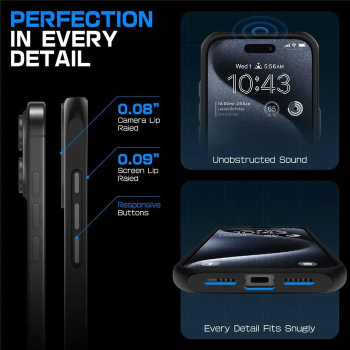 Supcase UB Mag Case с MagSafe за iPhone 16 - черен