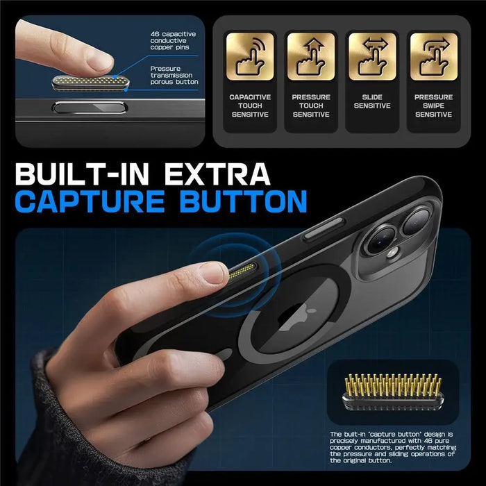 Supcase UB Mag Case с MagSafe за iPhone 16 - черен
