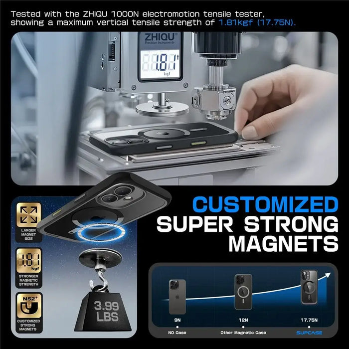 Supcase UB Mag Case с MagSafe за iPhone 16 - черен