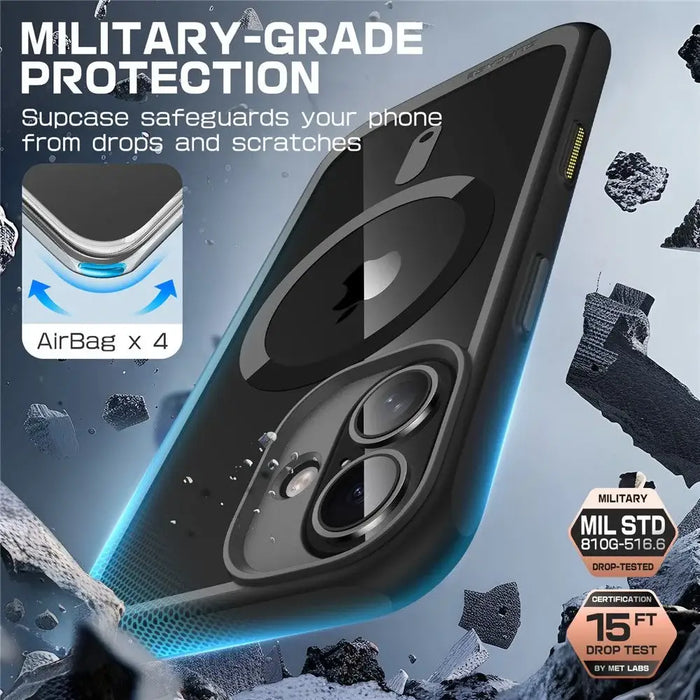 Supcase UB Mag Case с MagSafe за iPhone 16 - черен