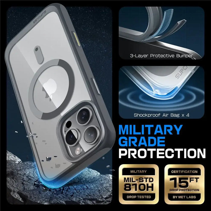 Supcase UB Mag Case с MagSafe за iPhone 16 Pro - сив
