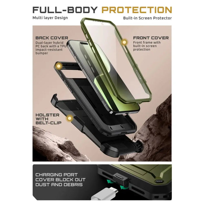 Supcase UB Pro Case for iPhone 17 Air - Green