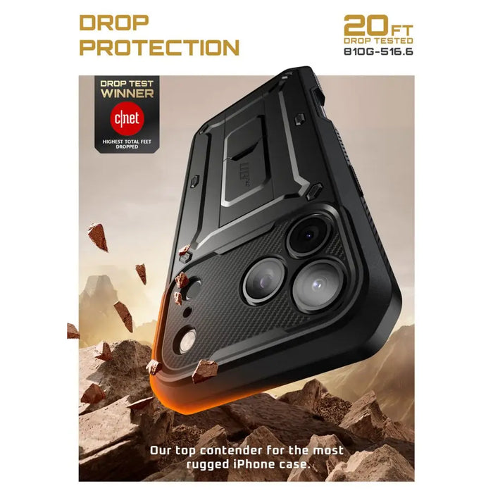 Supcase UB Pro Case за iPhone 17 Pro Max - черен