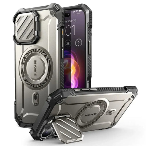 Supcase UB XT Mag Case с MagSafe за iPhone 16 Pro Max - сив