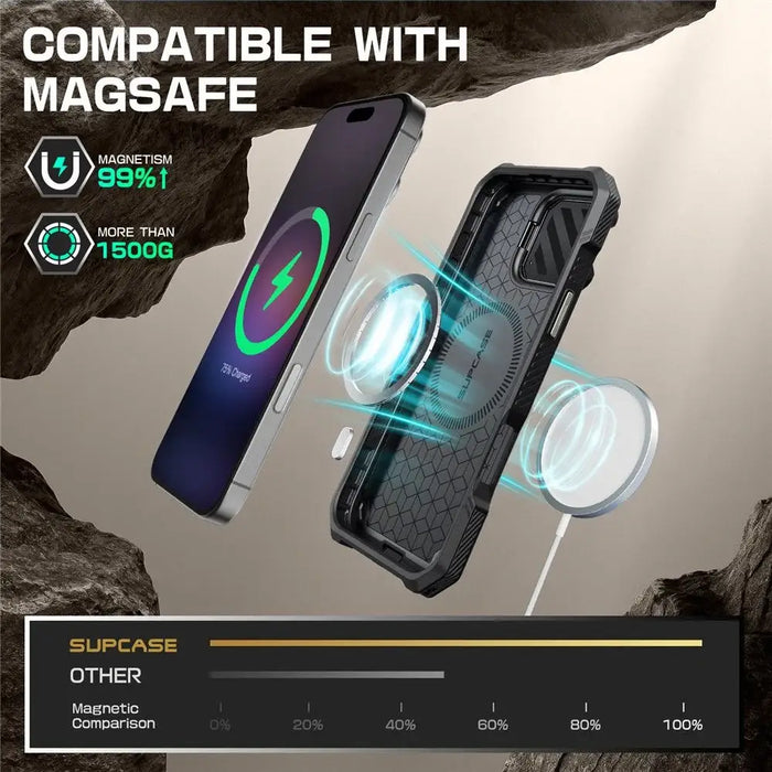 Supcase UB XT Mag Case с MagSafe за iPhone 16 Pro Max - сив